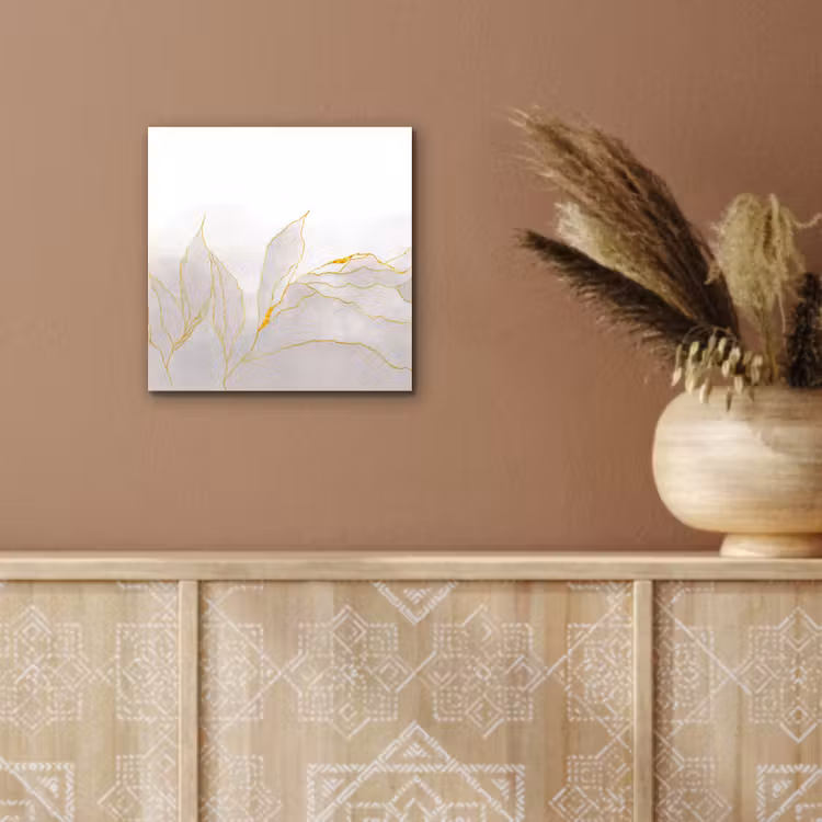 Aluminium schilderij - Marmerlook - Grijs - Goud - Chic - Marmer — 5