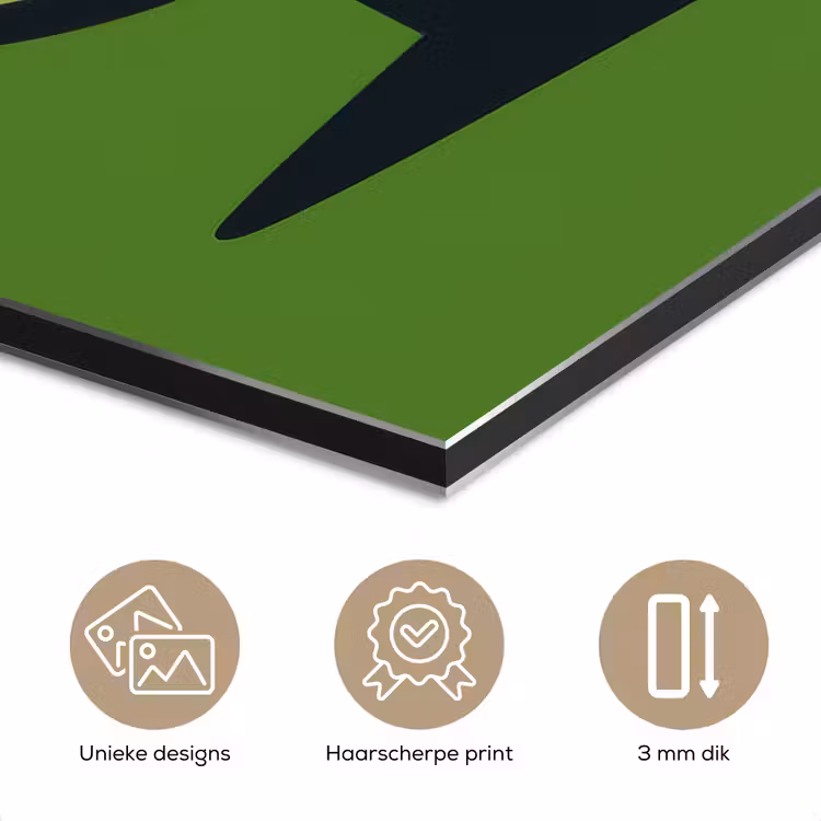 Aluminium schilderij - Mojito - Cocktail - Citroen - Groen — 7