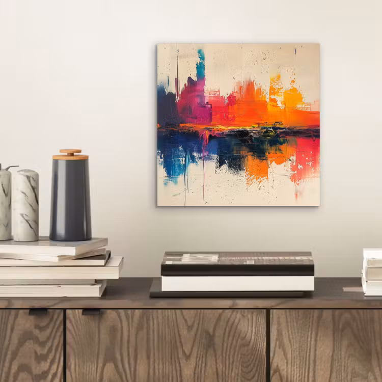 Aluminium schilderij - Watercolor - Kunst - Modern — 2