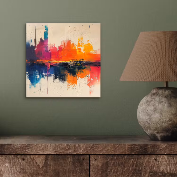 Aluminium schilderij - Watercolor - Kunst - Modern — 3