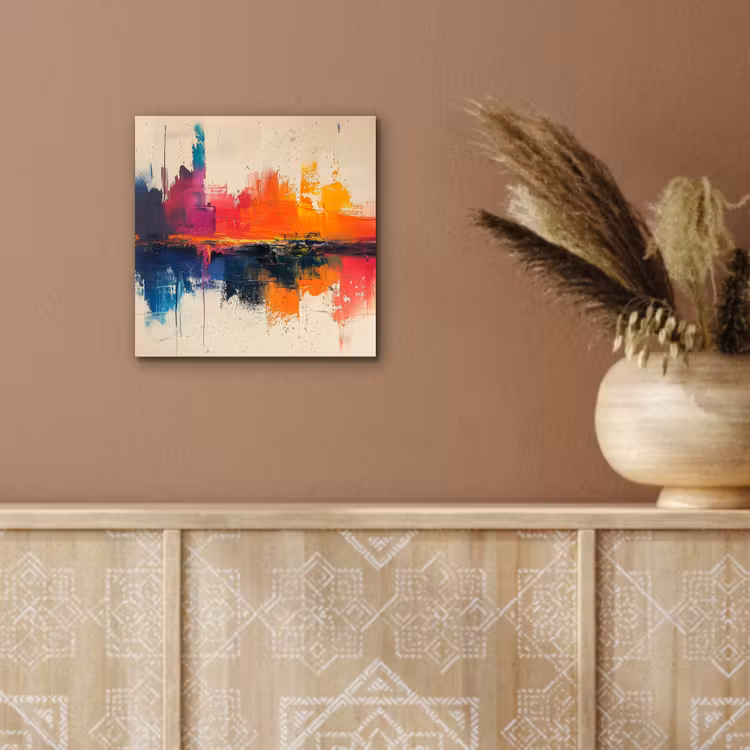 Aluminium schilderij - Watercolor - Kunst - Modern — 5