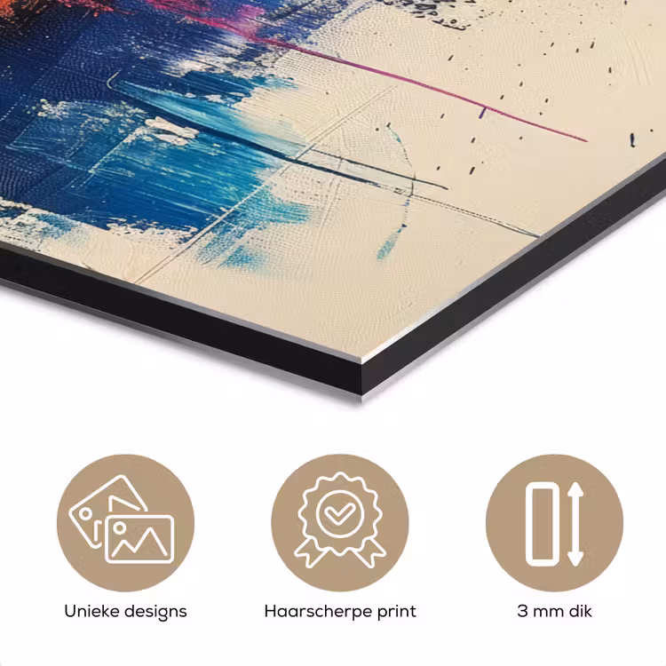 Aluminium schilderij - Watercolor - Kunst - Modern — 7