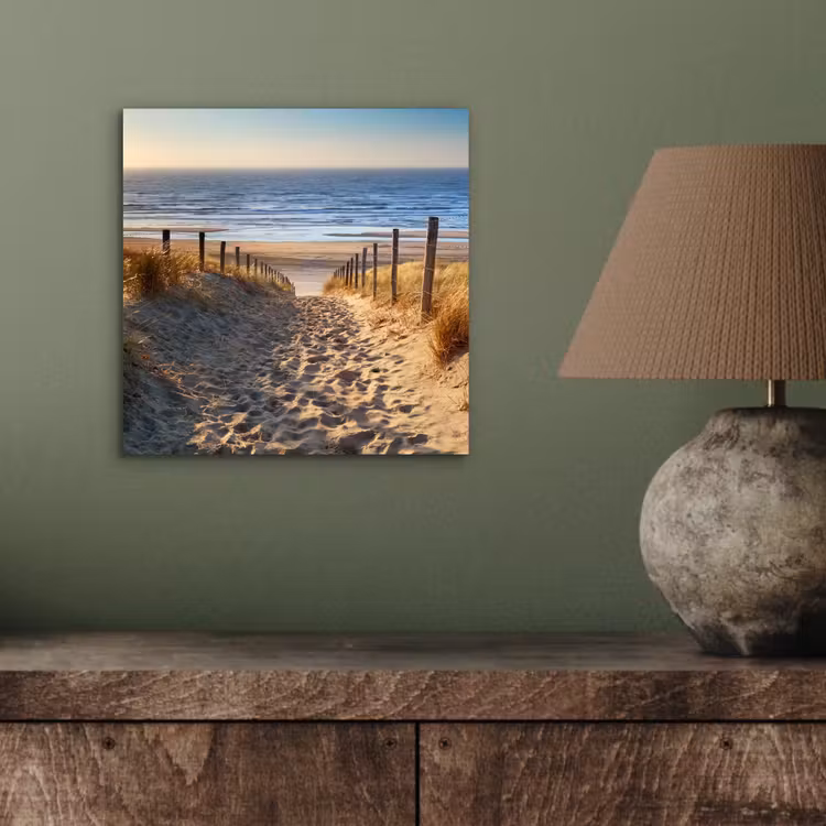 Aluminium schilderij - Strand - Zee - Nederland - Duinen - Zon — 3