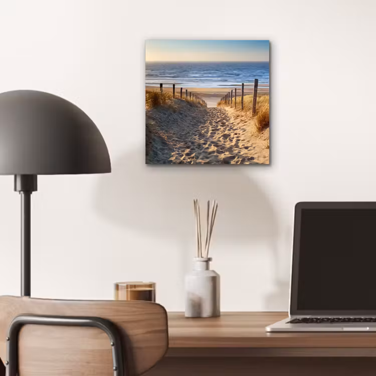 Aluminium schilderij - Strand - Zee - Nederland - Duinen - Zon — 6
