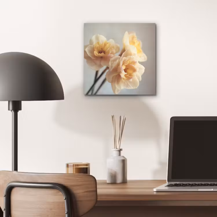 Aluminium schilderij - Narcissen - Geel - Bloemblaadjes — 6