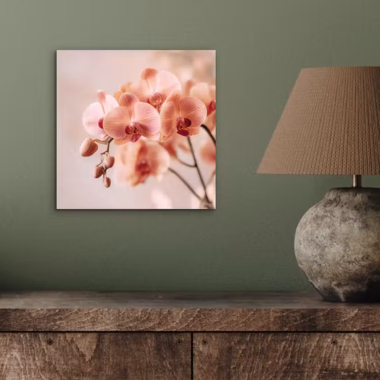 Aluminium schilderij - Orchidee - Bloemen - Roze - Bloemblaadjes — 3