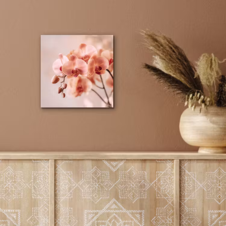 Aluminium schilderij - Orchidee - Bloemen - Roze - Bloemblaadjes — 5