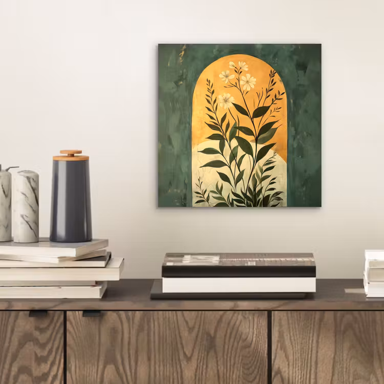 Aluminium schilderij - Plant - Bloemen - Wit — 2