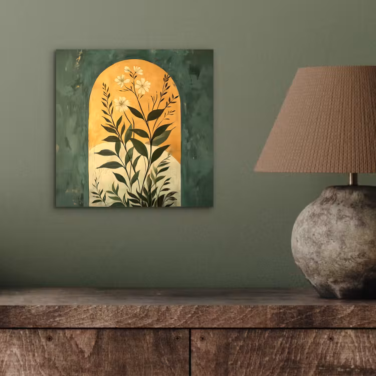 Aluminium schilderij - Plant - Bloemen - Wit — 3