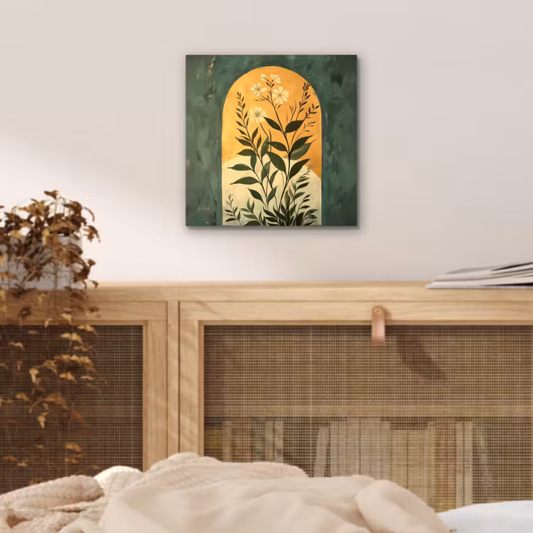 Aluminium schilderij - Plant - Bloemen - Wit — 4