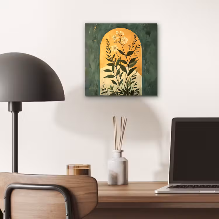 Aluminium schilderij - Plant - Bloemen - Wit — 6
