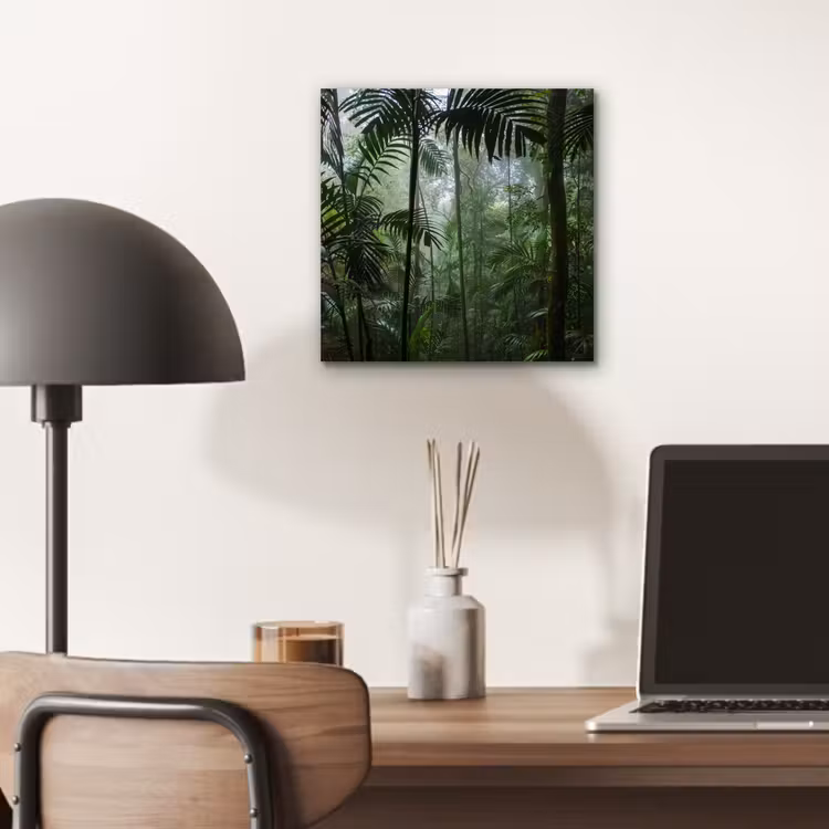 Aluminium schilderij - Regenwoud - Tropisch - Jungle - Bomen - Planten — 6