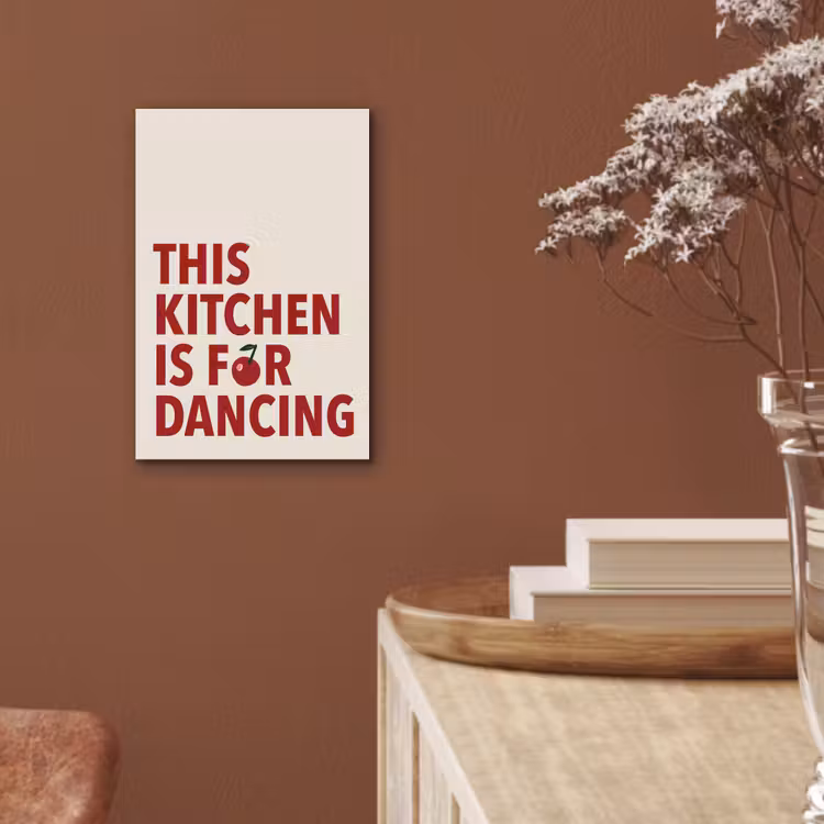 Aluminium schilderij - Rood - Quote - Kersen — 5