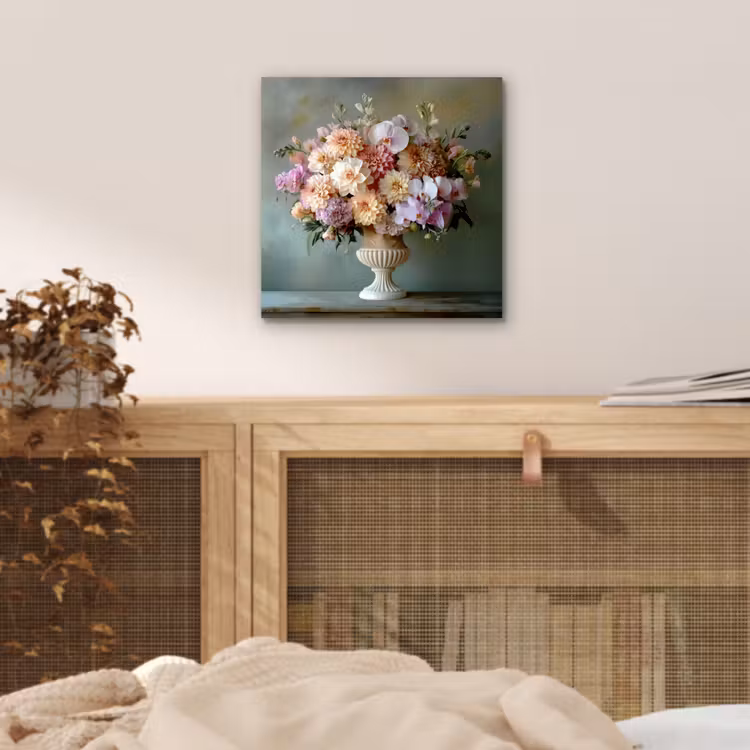 Aluminium schilderij - Orchidee - Boeket - Vaas - Bloemen — 4