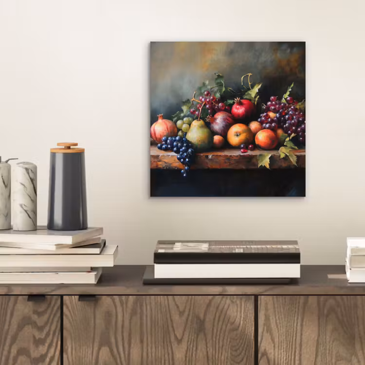 Aluminium schilderij - Rustiek - Stilleven - Fruit — 2