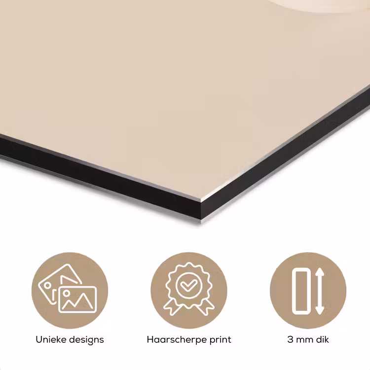 Aluminium schilderij - Vaas - Takken - Bloemetjes - Wit — 7