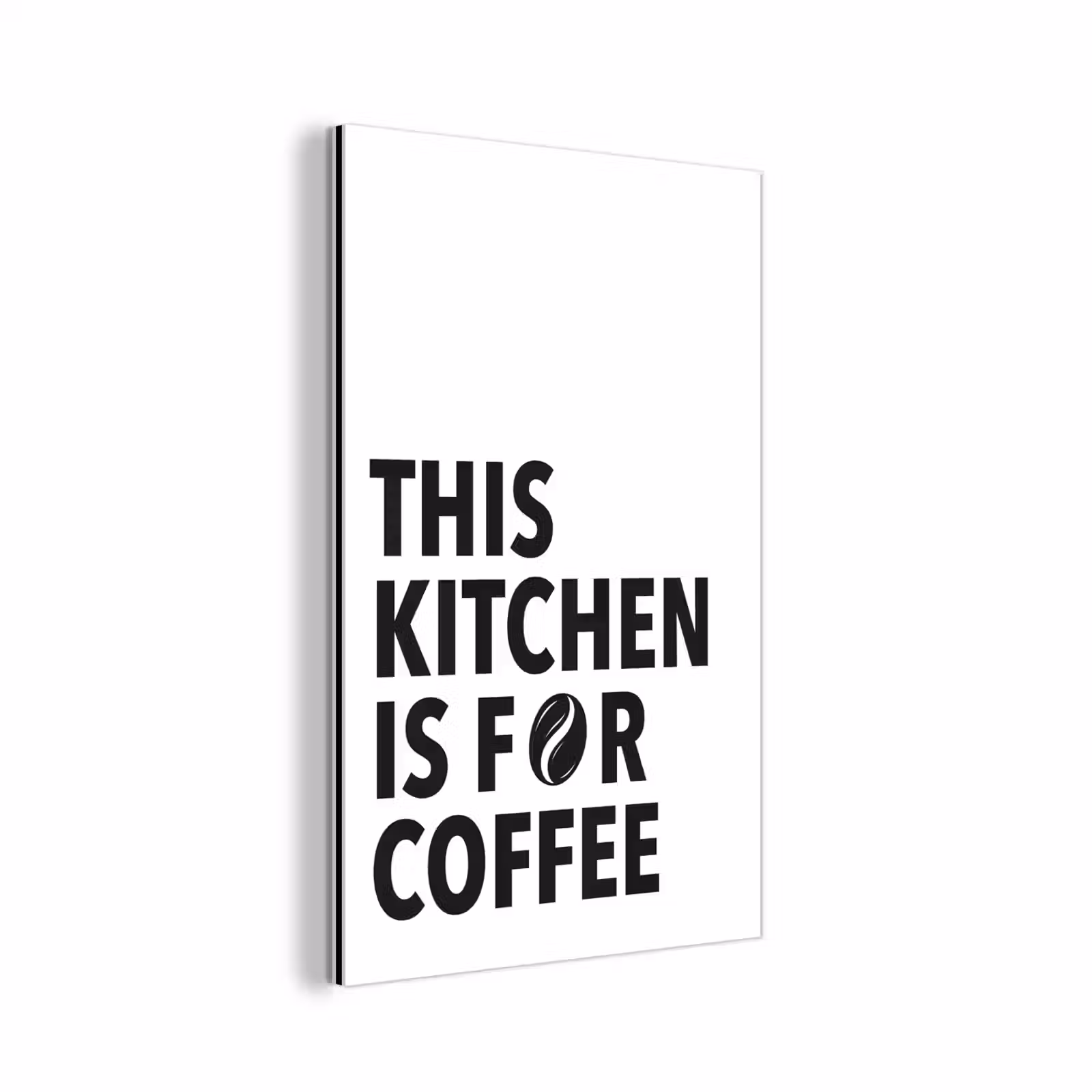 Aluminium schilderij - Quotes - Koffie - Bonen - Modern — 1