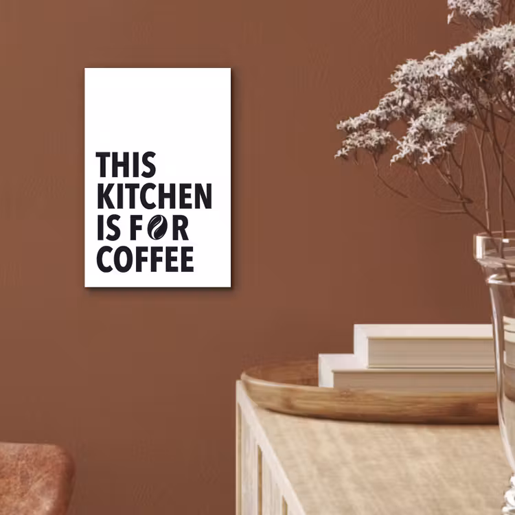 Aluminium schilderij - Quotes - Koffie - Bonen - Modern — 5