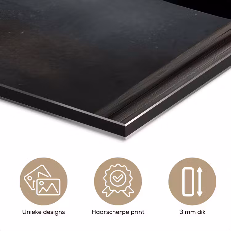 Aluminium schilderij - Takken - Vaas - Bolletjes - Wit — 7