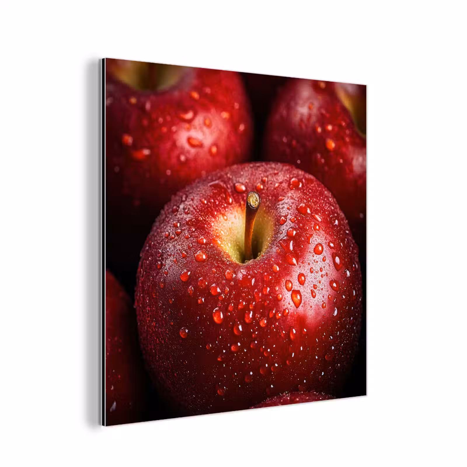 Aluminium schilderij - Rood - Appels - Fruit — 1