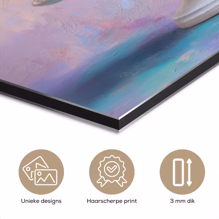Aluminium schilderij - Macarons - Schaal - Pastel - Kleurrijk — 7