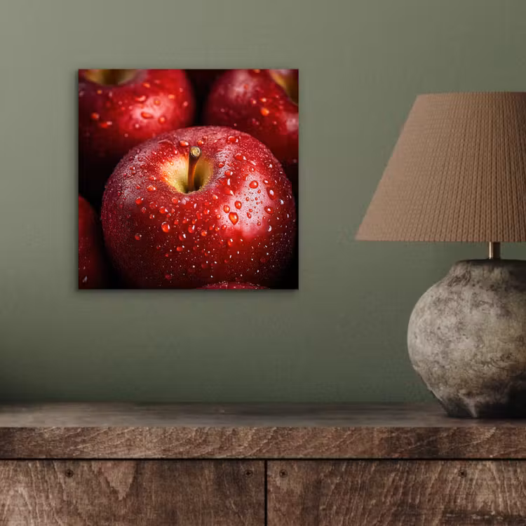 Aluminium schilderij - Rood - Appels - Fruit — 3