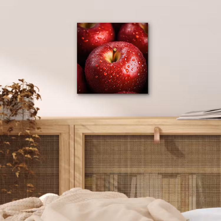 Aluminium schilderij - Rood - Appels - Fruit — 4