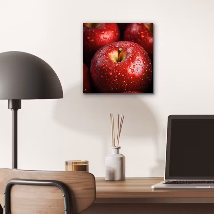 Aluminium schilderij - Rood - Appels - Fruit — 6
