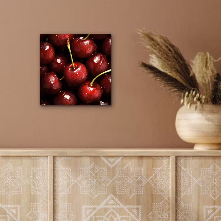 Aluminium schilderij - Rood - Fruit - Kersen — 5