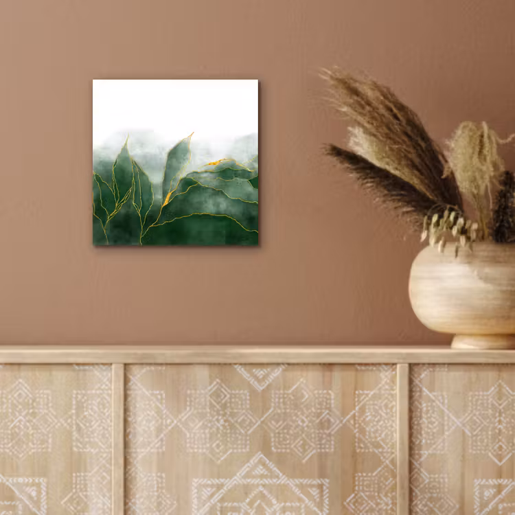 Aluminium schilderij - Marmer - Groen - Luxe - Goud - Marmerlook — 5