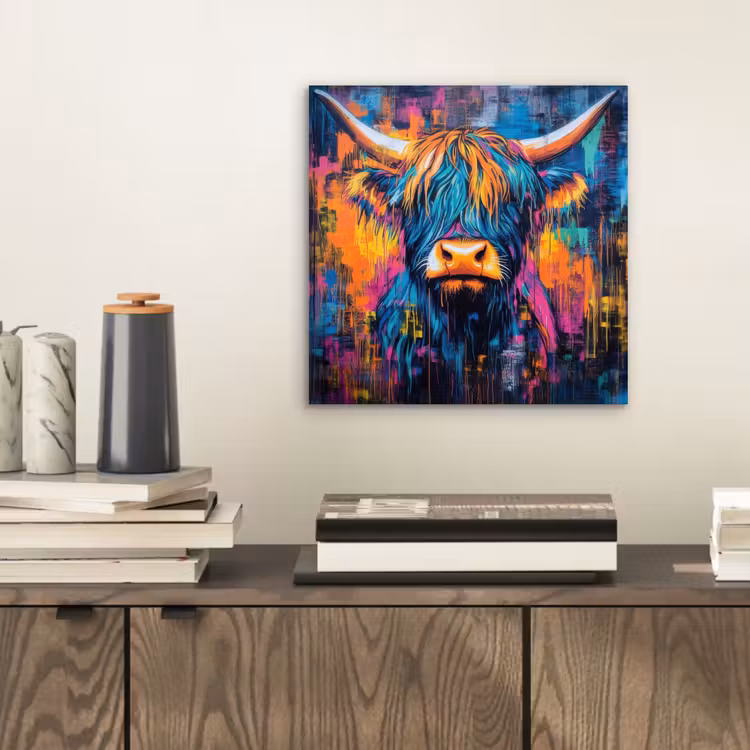 Aluminium schilderij - Marmer - Modern - Goud — 2