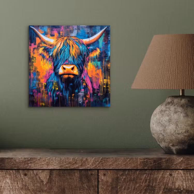 Aluminium schilderij - Marmer - Modern - Goud — 3