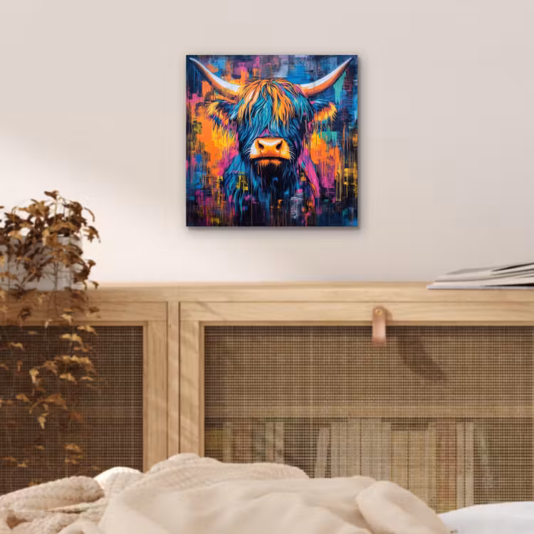 Aluminium schilderij - Marmer - Modern - Goud — 4