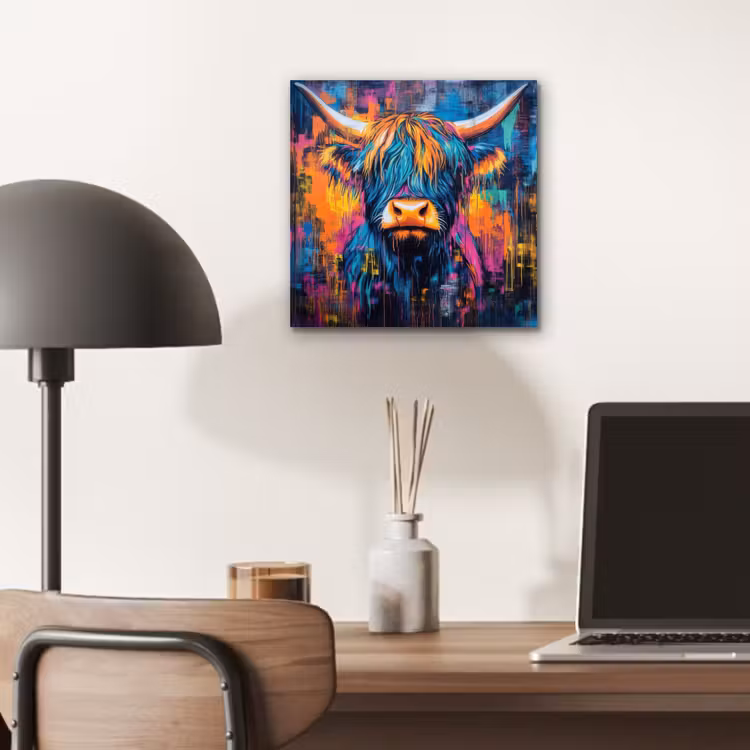 Aluminium schilderij - Marmer - Modern - Goud — 6