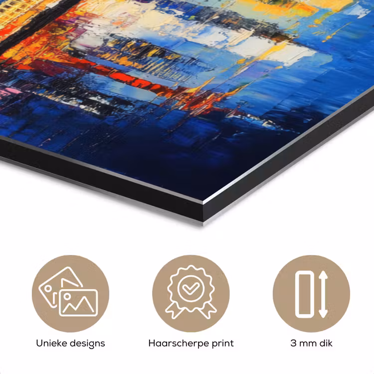 Aluminium schilderij - Skyline Toronto - Modern - Stadslicht - Blauw — 7