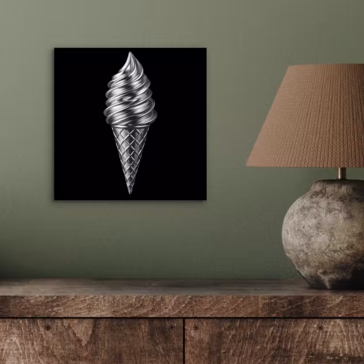 Aluminium schilderij - Softijs - Realistisch - Futuristisch — 3