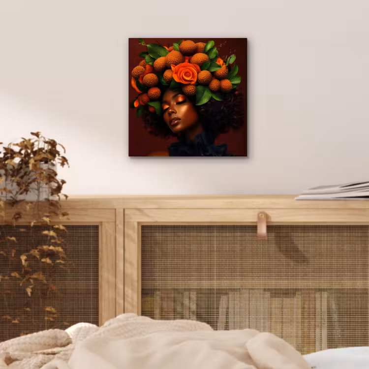 Aluminium schilderij - Vrouw - lychee - exotisch — 4