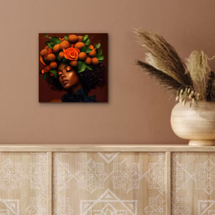 Aluminium schilderij - Vrouw - lychee - exotisch — 5