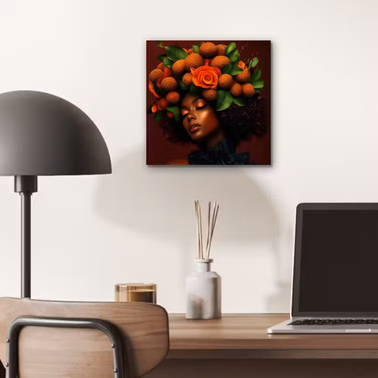 Aluminium schilderij - Vrouw - lychee - exotisch — 6