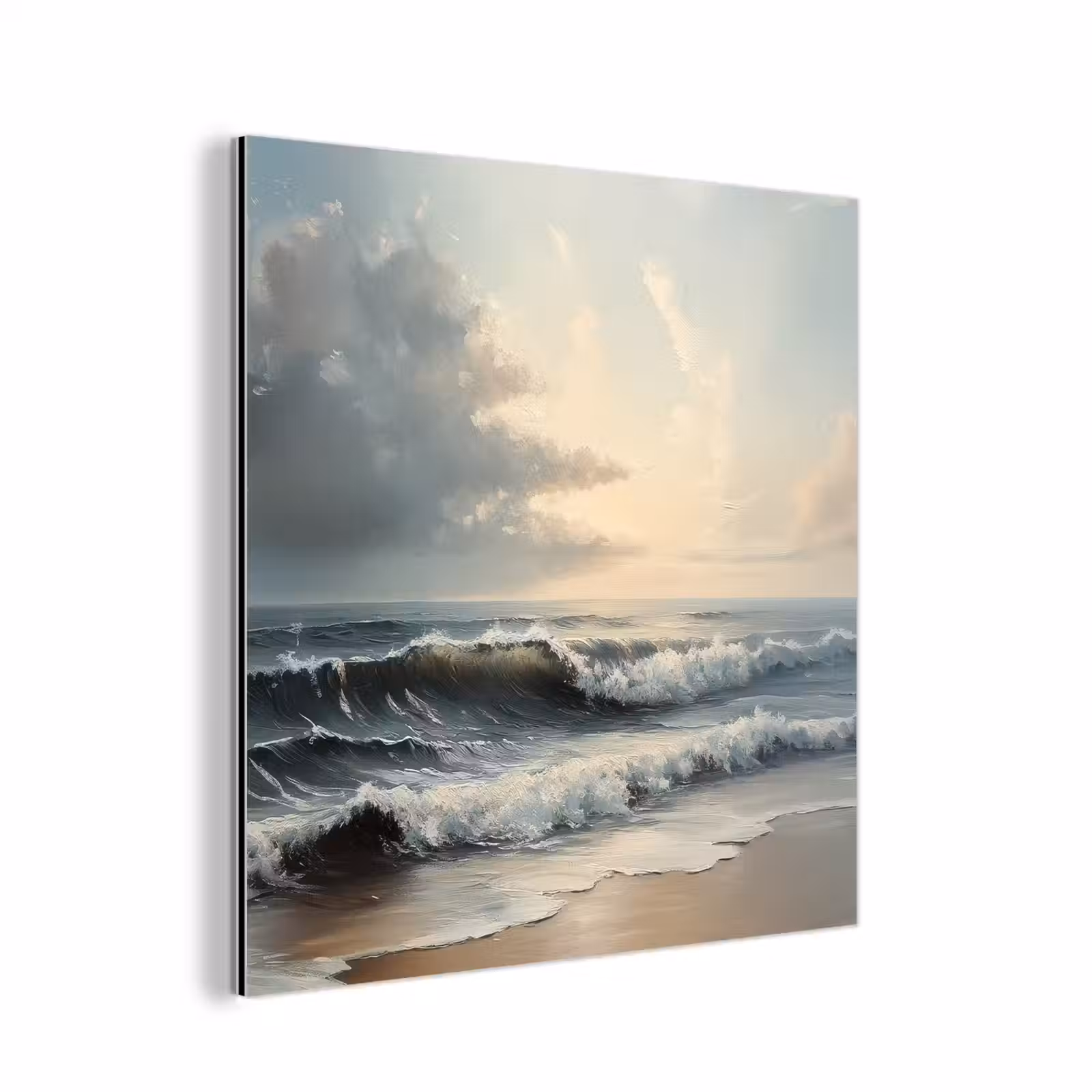 Aluminium schilderij - Strand - Zee - Zonsondergang — 1