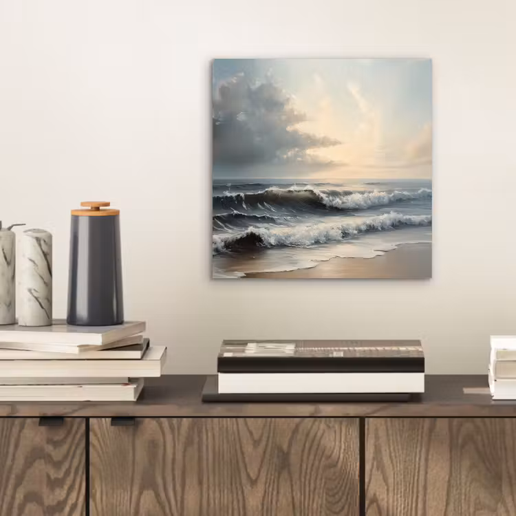 Aluminium schilderij - Strand - Zee - Zonsondergang — 2
