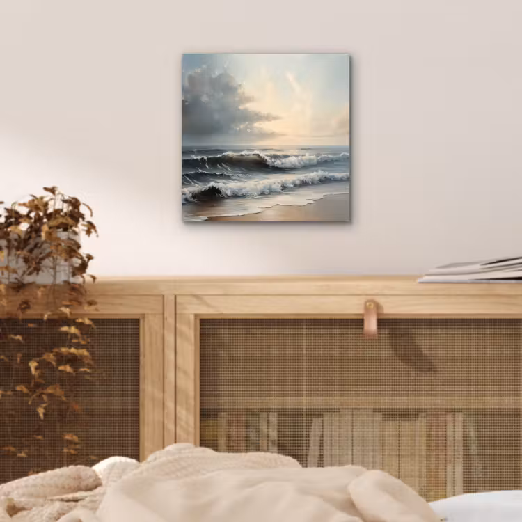 Aluminium schilderij - Strand - Zee - Zonsondergang — 4