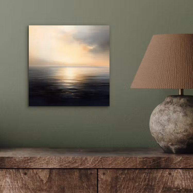 Aluminium schilderij - Zon - Horizon - Zee — 3