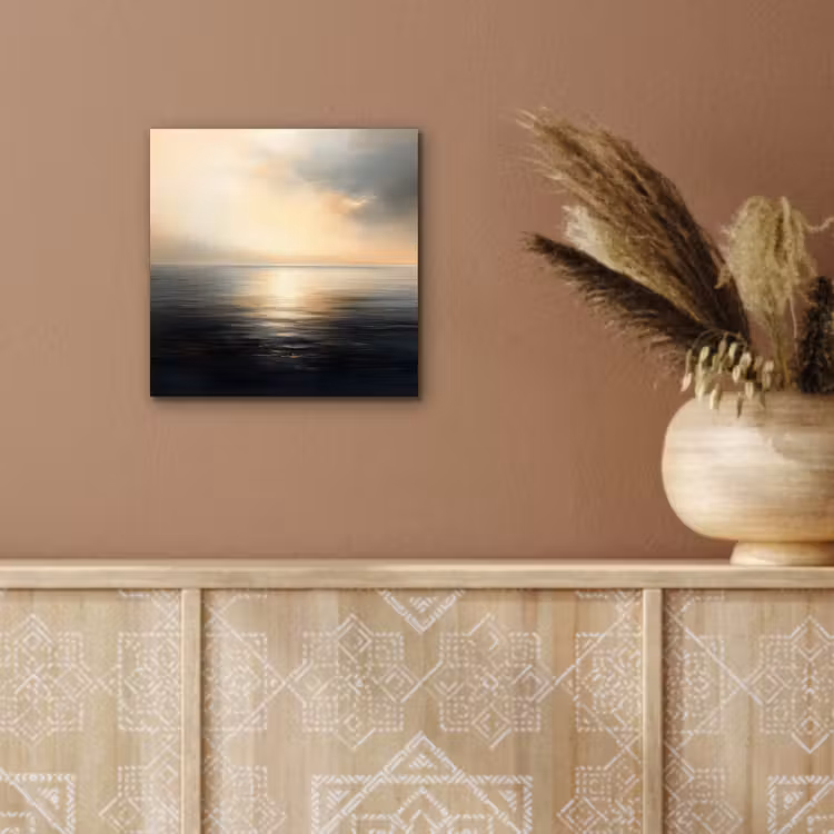 Aluminium schilderij - Zon - Horizon - Zee — 5