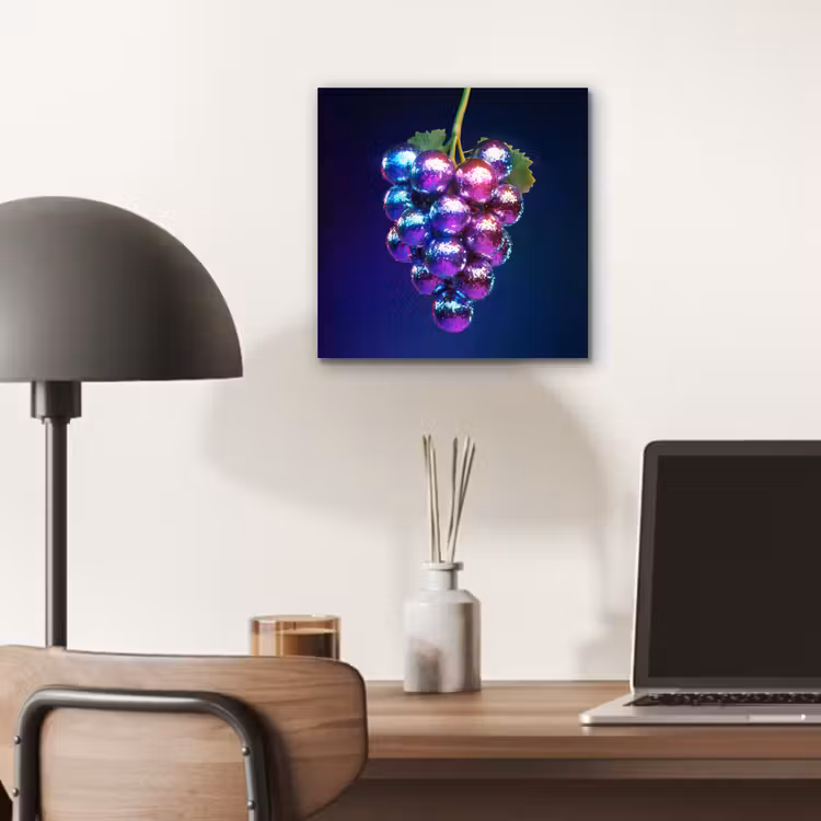 Aluminium schilderij - Paars - Disco - Feest - Druif — 6