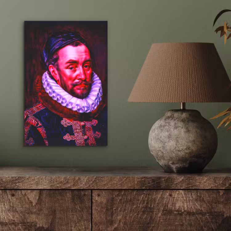 Aluminium schilderij - Willem van Oranje - Adriaen Thomasz - Oude meesters — 3