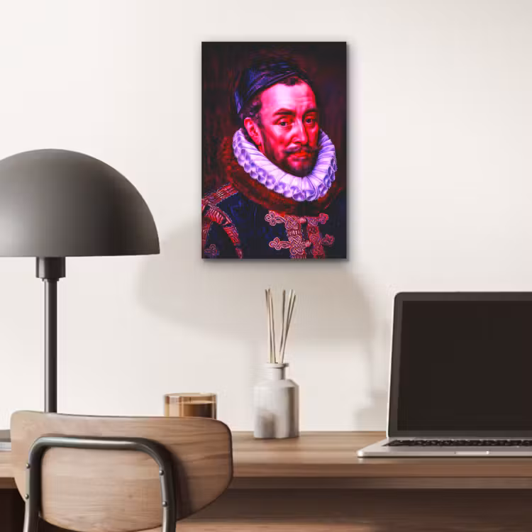 Aluminium schilderij - Willem van Oranje - Adriaen Thomasz - Oude meesters — 6