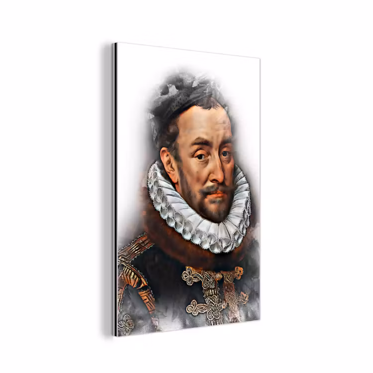 Aluminium schilderij - Willem van Oranje - Adriaen Thomasz - Rook — 1