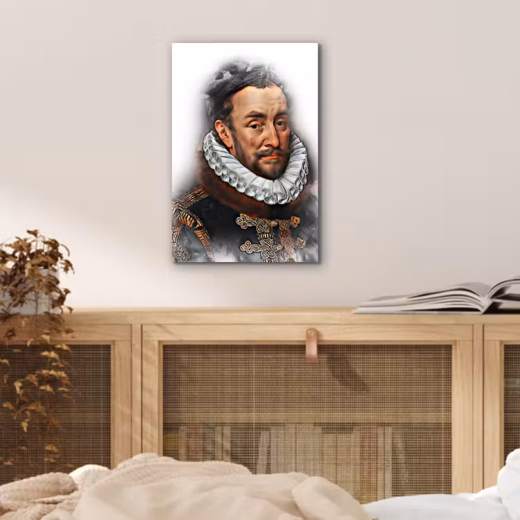Aluminium schilderij - Willem van Oranje - Adriaen Thomasz - Rook — 4