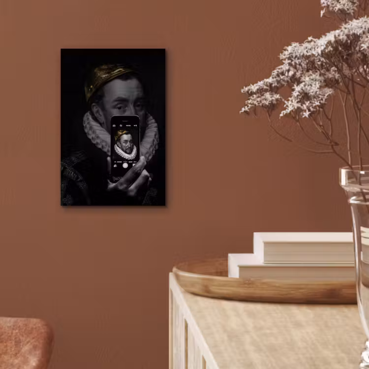 Aluminium schilderij - Willem van Oranje - Adriaen Thomasz - Smartphone — 5